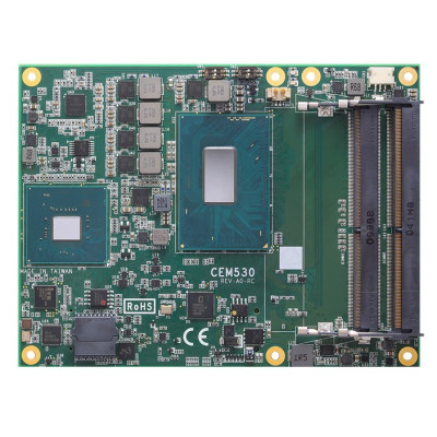 Axiomtek CEM530 Express Type 6 Basic Module, Intel Xeon or Intel Core, 1 GbE Ethernet, 12 USB, 4 SATA-600